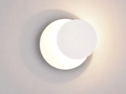 MeineWunschleuchte 2-er Set LED Wandleuchten Mit Indirekter Beleuchtung, Weiß Ø 18cm 13 MeineWunschleuchte 2-er Set LED Wandleuchten Mit Indirekter Beleuchtung, Weiß Ø 18cm -Licht Welt Geschaft 2 er set led wandleuchten mit indirekter beleuchtu 12