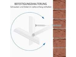 ELRO 20 Watt LED Flutlichtstrahler Aluminium Weiß Sicherheitsglas IP54 -Licht Welt Geschaft 20 watt led flutlichtstrahler aluminium weiss sich 7