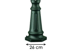 Konstsmide 2er-Set 2-flammige Gartenlaterne FIRENZE, E27, Aluminium Grün, Inkl. Pfahl -Licht Welt Geschaft 2er set 2 flammige gartenlaterne firenze e27 alumi 15