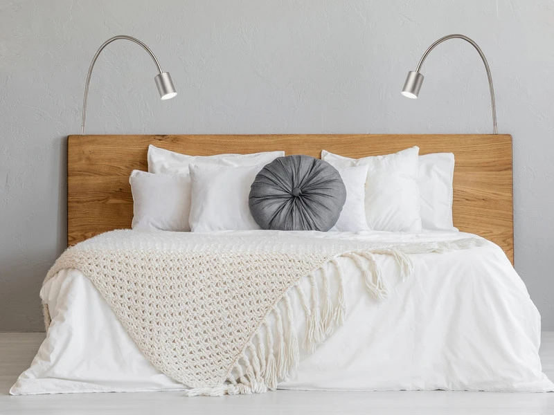 MeineWunschleuchte 2er SET 2in1 Wandlampen & Bettlampen Silber, Schwanenhals Leselampen 1 MeineWunschleuchte 2er SET 2in1 Wandlampen & Bettlampen Silber, Schwanenhals Leselampen