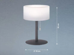 FHL Easy 2er SET Akku Outdoor Tischlampen Mit RGB Farbwechsel, Höhe 25cm -Licht Welt Geschaft 2er set akku outdoor tischlampen mit rgb farbwechs 2