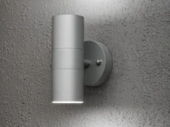 Konstsmide 2er-Set Aluminium Up-Down Wandleuchten MODENA Grau, GU10, Höhe 17 Cm, IP44 8 Konstsmide 2er-Set Aluminium Up-Down Wandleuchten MODENA Grau, GU10, Höhe 17 Cm, IP44 -Licht Welt Geschaft 2er set aluminium up down wandleuchten modena grau 2