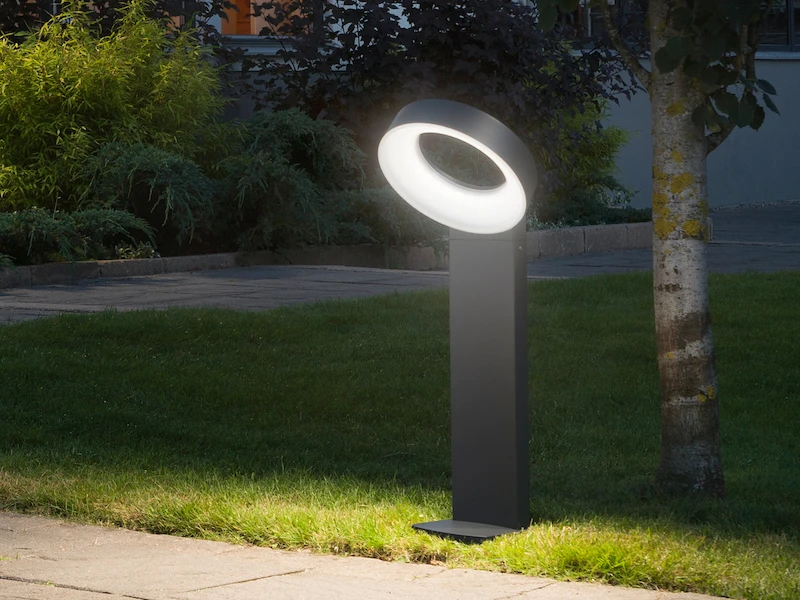 Konstsmide 2er-Set Auffällige Wegeleuchten ASTI, Anthrazit, 18W HP-LEDs, 1400 Lumen, 5000K 6 Konstsmide 2er-Set Auffällige Wegeleuchten ASTI, Anthrazit, 18W HP-LEDs, 1400 Lumen, 5000K – Bild 6