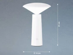 FHL Easy 2er SET Dimmbare Akku Outdoor Tischlampen, Weiß Höhe 21cm 8 FHL Easy 2er SET Dimmbare Akku Outdoor Tischlampen, Weiß Höhe 21cm -Licht Welt Geschaft 2er set dimmbare akku outdoor tischlampen weiss ho 2