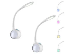 Globo 2er Set Flex LED Schreibtischlampen TARRON, Dimmer Und Farbwechsel