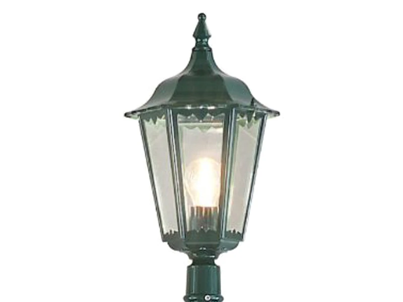 Konstsmide 2er-Set Gartenlaterne FIRENZE, E27, Aluminium Grün, Inkl. Pfahl Und Fundament 3 Konstsmide 2er-Set Gartenlaterne FIRENZE, E27, Aluminium Grün, Inkl. Pfahl Und Fundament – Bild 3