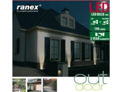 Ranex 2er-Set LED Bodeneinbaustrahler, Rund, Belastbar Bis Zu 800 Kg 5 Ranex 2er-Set LED Bodeneinbaustrahler, Rund, Belastbar Bis Zu 800 Kg -Licht Welt Geschaft 2er set led bodeneinbaustrahler rund belastbar bis 2