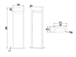 MeineWunschleuchte 2er Set LED Pollerleuchten In Anthrazit & Holzoptik, Höhe 60cm 14 MeineWunschleuchte 2er Set LED Pollerleuchten In Anthrazit & Holzoptik, Höhe 60cm -Licht Welt Geschaft 2er set led pollerleuchten in anthrazit holzoptik 1 6