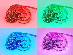 MeineWunschleuchte 2er Set LED Streifen Mit Fernbedienung & RGB Für Innen & Außen - 5 Meter 10 MeineWunschleuchte 2er Set LED Streifen Mit Fernbedienung & RGB Für Innen & Außen - 5 Meter -Licht Welt Geschaft 2er set led streifen mit fernbedienung rgb fuer in 10