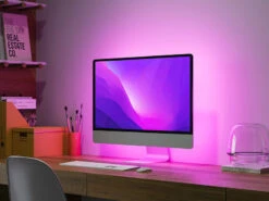 MeineWunschleuchte 2er Set LED Streifen Mit Fernbedienung, RGB & Sound Control - 120cm -Licht Welt Geschaft 2er set led streifen mit fernbedienung rgb sound c 12