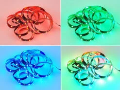 MeineWunschleuchte 2er Set LED Streifen Mit Fernbedienung, RGB & Sound Control - 300cm 13 MeineWunschleuchte 2er Set LED Streifen Mit Fernbedienung, RGB & Sound Control - 300cm -Licht Welt Geschaft 2er set led streifen mit fernbedienung rgb sound c 3