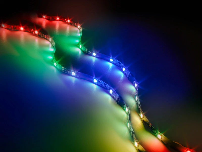 MeineWunschleuchte 2er Set LED Streifen Mit Fernbedienung, RGB & Sound Control - 300cm 5 MeineWunschleuchte 2er Set LED Streifen Mit Fernbedienung, RGB & Sound Control - 300cm – Bild 5