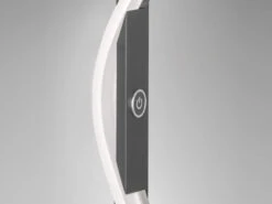 MeineWunschleuchte 2er SET LED Tischleuchten Schwarz / Weiß Dimmbar - Höhe 40cm -Licht Welt Geschaft 2er set led tischleuchten schwarz weiss dimmbar ho 4