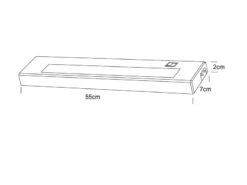 MeineWunschleuchte 2er SET LED Unterbauleuchten Grau Flach Mit 230V Direktanschluss, 55cm Lang 8 MeineWunschleuchte 2er SET LED Unterbauleuchten Grau Flach Mit 230V Direktanschluss, 55cm Lang -Licht Welt Geschaft 2er set led unterbauleuchten grau flach mit 230v d 2