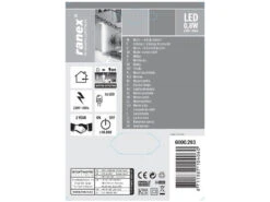 Ranex 2er SET Nachtlichter Mit Bewegungsmelder, 3 X 0,8W LEDs, Orientierungslicht -Licht Welt Geschaft 2er set nachtlichter mit bewegungsmelder 3 x 08w l 2