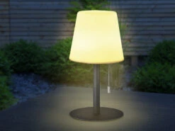 FHL Easy 2er SET Outdoor Akku Tischlampen Ohne Kabel Mit RGB Farbwechsel H: 29cm -Licht Welt Geschaft 2er set outdoor akku tischlampen ohne kabel mit rg 6