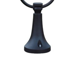 Konstsmide 2er-Set Schwarze Sockelleuchten PARMA, Edelstahl Lampendach, E27, IP43 -Licht Welt Geschaft 2er set schwarze sockelleuchten parma edelstahl la 2