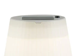 Konstsmide 2er-Set Solar High Power LED-Tischlampe ASSISI, IP44, Weiß, Höhe 36 Cm -Licht Welt Geschaft 2er set solar high power led tischlampe assisi ip4 8