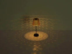 Globo 2er Set Solarbetriebene LED Outdoor Tischleuchten Bernsteinfarbig, Höhe 29cm -Licht Welt Geschaft 2er set solarbetriebene led outdoor tischleuchten 1 4