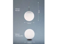 FHL Easy 2er SET Solarkugeln Mit Farbwechsel - 2 In 1 Tischleuchten & Pendelleuchten 20cm -Licht Welt Geschaft 2er set solarkugeln mit farbwechsel 2 in 1 tischle 2