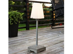 Konstsmide 2er Set Terrassenleuchten Standleuchten LUCCA, E27, Schirm Weiß, Höhe 59 Cm -Licht Welt Geschaft 2er set terrassenleuchten standleuchten lucca e27 1 3