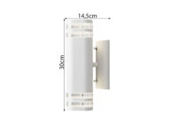 Konstsmide 2er-Set Up-Down Wandleuchte MODENA Aluminium Weiß, GU10, Höhe 28,5 Cm, IP44 12 Konstsmide 2er-Set Up-Down Wandleuchte MODENA Aluminium Weiß, GU10, Höhe 28,5 Cm, IP44 -Licht Welt Geschaft 2er set up down wandleuchte modena aluminium weiss 5