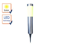 Globo 2er SET Vielseitig Verwendbare LED Solarleuchten Mit Erdspieß, Edelstahl 6 Globo 2er SET Vielseitig Verwendbare LED Solarleuchten Mit Erdspieß, Edelstahl -Licht Welt Geschaft 2er set vielseitig verwendbare led solarleuchten m 2