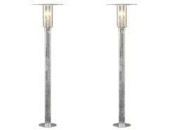 Konstsmide 2er Set Wegeleuchte / Außenstehleuchte MODE, Bruchsicher, Gartenbeleuchtung