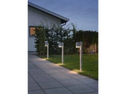 Konstsmide 2er-Set Wegeleuchten MODENA Galv. Stahl, GU10, Höhe 70 Cm, IP44 -Licht Welt Geschaft 2er set wegeleuchten modena galv stahl gu10 hoehe 1 4