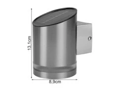 Smartwares 4er SET Solar Außenwandleuchten Edelstahl, Mit Dämmerungssensor -Licht Welt Geschaft 4er set solar aussenwandleuchten edelstahl mit dae 2