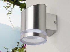 Smartwares 4er SET Solar Außenwandleuchten Edelstahl, Mit Dämmerungssensor -Licht Welt Geschaft 4er set solar aussenwandleuchten edelstahl mit dae 7