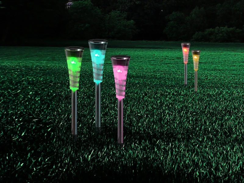 Globo 5er SET Dekoleuchten - LED Solarbetriebene Wegeleuchten Für Den Garten 9 Globo 5er SET Dekoleuchten - LED Solarbetriebene Wegeleuchten Für Den Garten – Bild 9