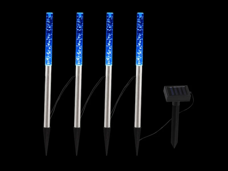 Globo 8 Stück LED Solarleuchten Mit Erdspieß, Solar Gartenleuchten Mit Farbwechsel 3 Globo 8 Stück LED Solarleuchten Mit Erdspieß, Solar Gartenleuchten Mit Farbwechsel – Bild 3