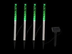 Globo 8 Stück LED Solarleuchten Mit Erdspieß, Solar Gartenleuchten Mit Farbwechsel 9 Globo 8 Stück LED Solarleuchten Mit Erdspieß, Solar Gartenleuchten Mit Farbwechsel -Licht Welt Geschaft 8 stueck led solarleuchten mit erdspiess solar gar 3