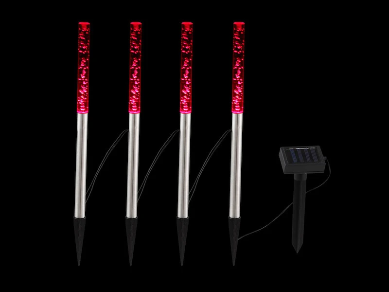 Globo 8 Stück LED Solarleuchten Mit Erdspieß, Solar Gartenleuchten Mit Farbwechsel 5 Globo 8 Stück LED Solarleuchten Mit Erdspieß, Solar Gartenleuchten Mit Farbwechsel – Bild 5