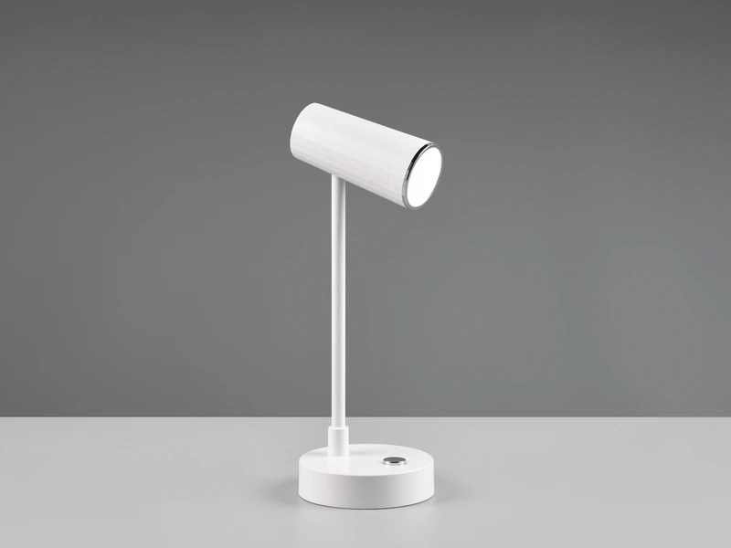 Reality Leuchten Akku Tischleuchte LENNY Per USB Aufladbar Sensordimmer Weiß, 28cm 5 Reality Leuchten Akku Tischleuchte LENNY Per USB Aufladbar Sensordimmer Weiß, 28cm – Bild 5
