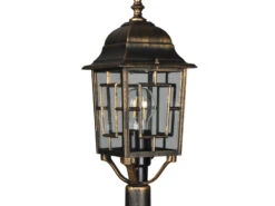 MeineWunschleuchte Antike LED Wegeleuchte Aus Aluminium Rostoptik, Höhe 100cm -Licht Welt Geschaft antike led wegeleuchte aus aluminium rostoptik hoe 3