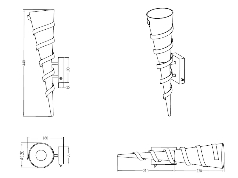 Trio Leuchten Antike Wandleuchte CAMPO Mit Schalter - Rostoptik Mit Scavo Glas 7 Trio Leuchten Antike Wandleuchte CAMPO Mit Schalter - Rostoptik Mit Scavo Glas – Bild 7
