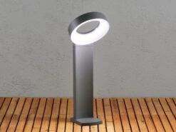 Konstsmide Auffällige Wegeleuchte ASTI, Anthrazit, 18 Watt HP-LEDs, 1400 Lumen, 5000K