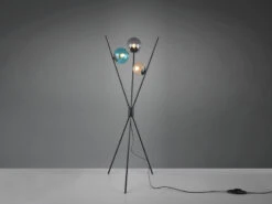Trio Leuchten Ausgefallene Dreibein Stehleuchte LANCE Mit Bunten Glaskugeln & Fußschalter 10 Trio Leuchten Ausgefallene Dreibein Stehleuchte LANCE Mit Bunten Glaskugeln & Fußschalter -Licht Welt Geschaft ausgefallene dreibein stehleuchte lance mit bunten 2
