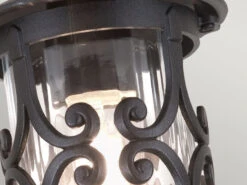 Elstead Lighting Außen Deckenlaterne HEREFORD Aus Alu Im Landhausstil, Schwarz Höhe 26cm -Licht Welt Geschaft aussen deckenlaterne hereford aus alu im landhauss 5