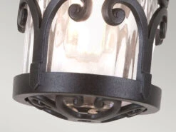 Elstead Lighting Außen Deckenlaterne HEREFORD Aus Alu Im Landhausstil, Schwarz Höhe 26cm -Licht Welt Geschaft aussen deckenlaterne hereford aus alu im landhauss 6