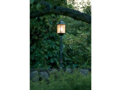 Konstsmide Außen Standlaterne MILANO Wegeleuchte Im Landhausstil, Schwarz, Höhe 131cm