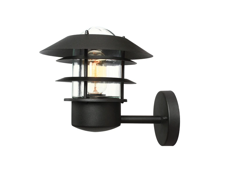 Elstead Lighting Außen Wandlaterne HELSINGOR Aus Edelstahl, Schwarz Höhe 24cm 2 Elstead Lighting Außen Wandlaterne HELSINGOR Aus Edelstahl, Schwarz Höhe 24cm – Bild 2