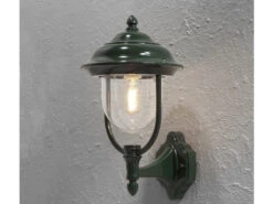 Konstsmide Außen Wandlaterne PARMA Stehend Im Landhausstil, Grün, Höhe 43cm