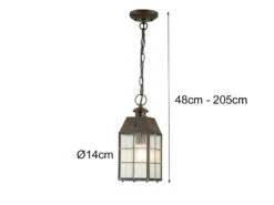 HINKLEY Außenhängeleuchte NANTUCKET Im Antiken Landhausstil, Ø14cm -Licht Welt Geschaft aussenhaengeleuchte nantucket im antiken landhauss 3