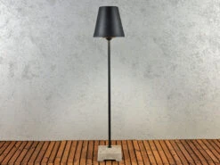 Konstsmide Außenstehleuchte LUCCA Aus Aluminium, Höhe 130cm, Schwarz