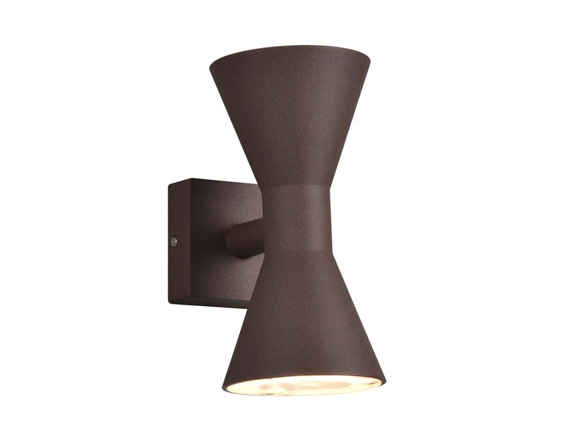 Trio Leuchten Außenwandleuchte ARDAS Up And Down In Rostoptik, Höhe 20cm 2 Trio Leuchten Außenwandleuchte ARDAS Up And Down In Rostoptik, Höhe 20cm – Bild 2