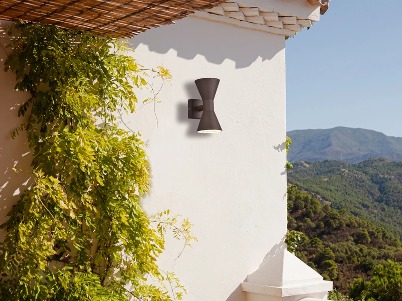 Trio Leuchten Außenwandleuchte ARDAS Up And Down In Rostoptik, Höhe 20cm 8 Trio Leuchten Außenwandleuchte ARDAS Up And Down In Rostoptik, Höhe 20cm – Bild 8