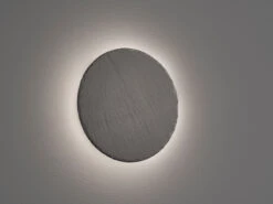 Trio Leuchten Außergewöhnliche LED Wandleuchte RAVEN Aus Schwarzem Schiefer 20cm Rund -Licht Welt Geschaft aussergewoehnliche led wandleuchte raven aus schwa 2